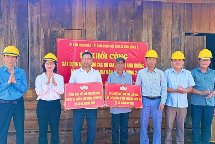 Lâm Đồng: Hỗ trợ xây dựng, sửa chữa 8 căn nhà cho hộ dân bị ảnh hưởng thiên tai 