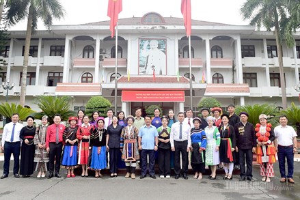 Tuyên Quang: Thường trực Tỉnh ủy gặp mặt Đoàn đại biểu dự Đại hội Mặt trận Tổ quốc Việt Nam