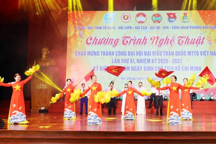 Bắc Ninh: Chương trình nghệ thuật chào mừng thành công Đại hội MTTQ Việt Nam lần thứ XI