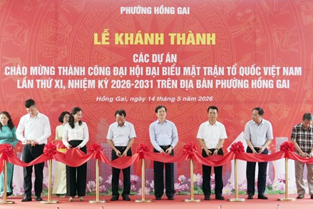 Quảng Ninh: Khánh thành công trình chào mừng thành công Đại hội MTTQ Việt Nam lần thứ XI