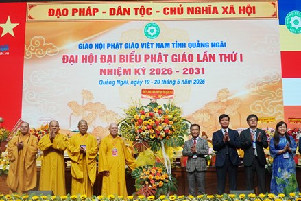 Phật giáo tỉnh Quảng Ngãi đóng góp tích cực vào khối đại đoàn kết toàn dân tộc