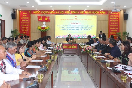 Lâm Đồng: Đối thoại với dân để tháo gỡ khó khăn từ cơ sở