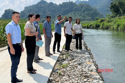 Cao Bằng: Giám sát việc triển khai nguồn Quỹ Cứu trợ tỉnh tại 2 xã Quang Trung và Độc Lập
