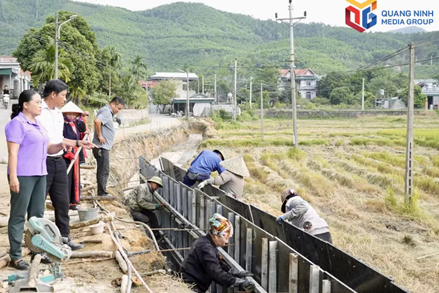 Phường Vàng Danh: Huy động sức dân xây dựng hạ tầng