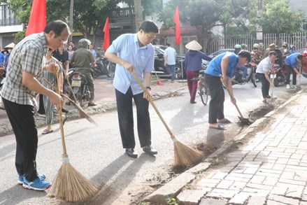 Hưng Yên: Ra quân hưởng ứng phong trào thi đua “Toàn dân chung tay bảo vệ môi trường vì một Việt Nam xanh - sạch - đẹp”