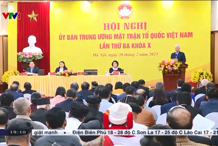 Hội nghị Ủy ban Trung ương MTTQ Việt Nam lần thứ ba khóa X