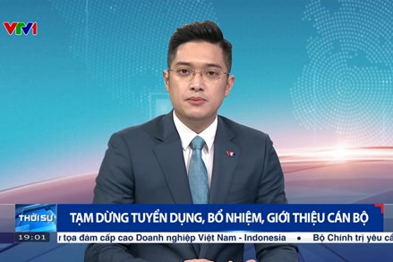 Tạm dừng tuyển dụng, bổ nhiệm, giới thiệu cán bộ