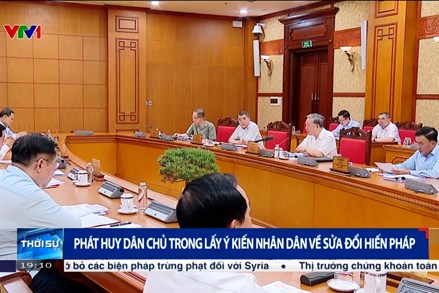 Phát huy dân chủ trong lấy ý kiến nhân dân về sửa đổi Hiến pháp