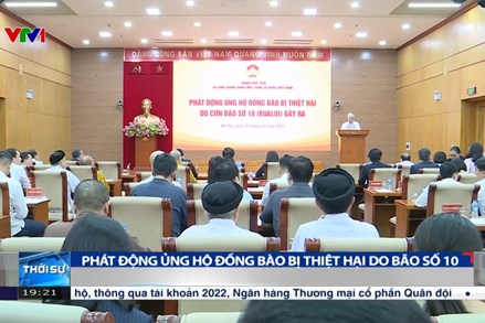 Phát động ủng hộ đồng bào bị thiệt hãi do bão số 10