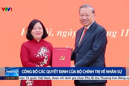 Công bố các Quyết định của Bộ Chính trị về nhân sự