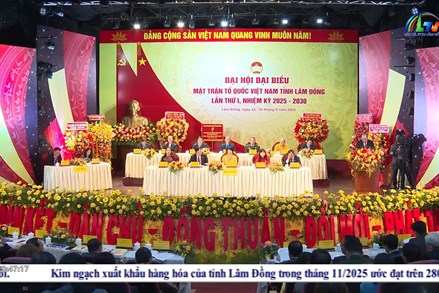 Đại hội đại biểu MTTQ Việt Nam tỉnh Lâm Đồng lần thứ I, nhiệm kỳ 2025-2030