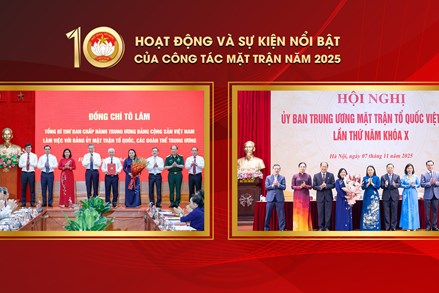 Video 10 hoạt động và sự kiện nổi bật của công tác Mặt trận năm 2025
