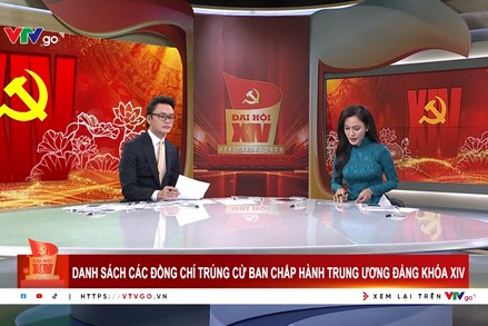 Danh sách các đồng chí trúng cử Ban Chấp hành Trung ương Đảng khóa XIV