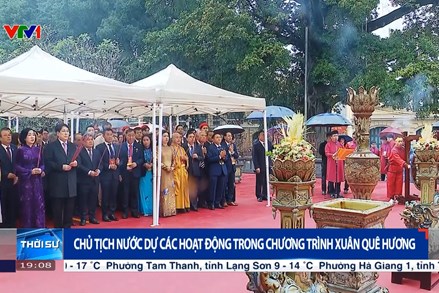 Chủ tịch nước dự các hoạt động trong Chương trình Xuân Quê hương