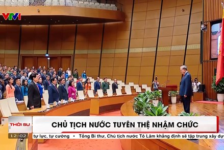 Chủ tịch nước tuyên thệ nhâm chức