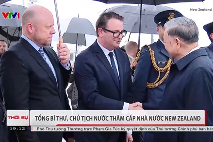 Tổng Bí thư, Chủ tịch nước thăm cấp Nhà nước New Zealand