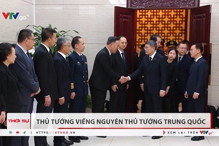 Thủ tướng Lê Minh Hưng viếng nguyên Thủ tướng Trung Quốc