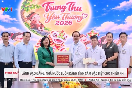 Lãnh đạo Đảng, Nhà nước luôn dành tình cảm đặc biệt cho thiếu nhi