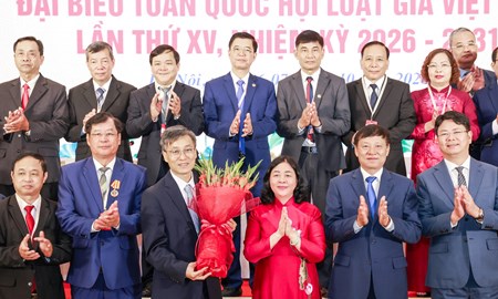 Chủ tịch Bùi Thị Minh Hoài dự Đại hội đại biểu toàn quốc Hội Luật gia Việt Nam lần thứ XV, nhiệm kỳ 2026-2031