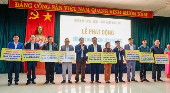 Huyện Vĩnh Linh đẩy mạnh chương trình xóa nhà tạm, nhà dột nát