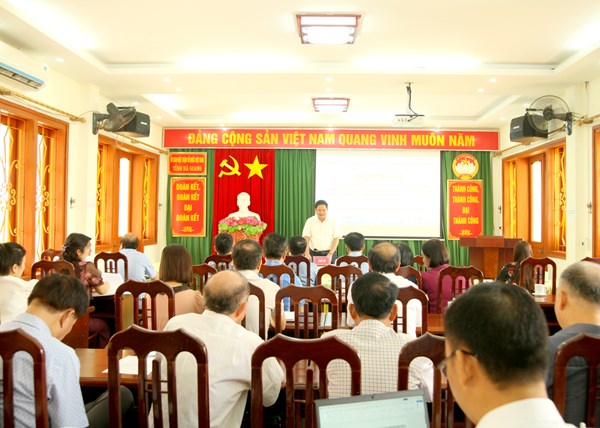 Ủy ban MTTQ tỉnh Hà Giang lấy ý kiến vào Đề án sắp xếp, tinh gọn tổ chức bộ máy MTTQ, các đoàn thể và hội quần chúng