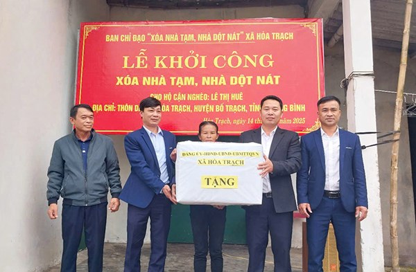 Quảng Bình: Thi đua sáng tạo xóa nhà tạm, nhà dột nát