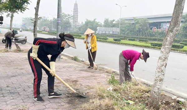 Phụ nữ thành phố Nam Định chung tay bảo vệ môi trường