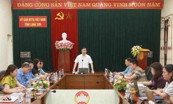 Lạng Sơn: Vận hành thử bộ máy Ban Thường trực Ủy ban MTTQ Việt Nam và các tổ chức chính trị - xã hội cấp tỉnh theo mô hình mới