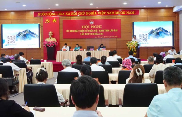 Hội nghị Ủy ban MTTQ Việt Nam tỉnh Lào Cai lần thứ IV khóa XVI, nhiệm kỳ 2024 – 2029