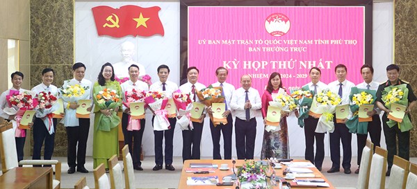 Kỳ họp thứ Nhất, Ban Thường trực Ủy ban MTTQ tỉnh Phú Thọ