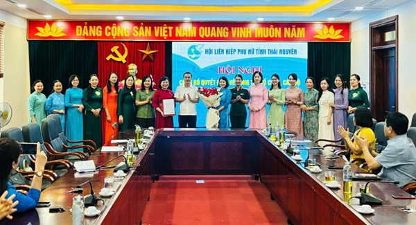 Công bố quyết định thành lập các tổ chức chính trị - xã hội tỉnh Thái Nguyên