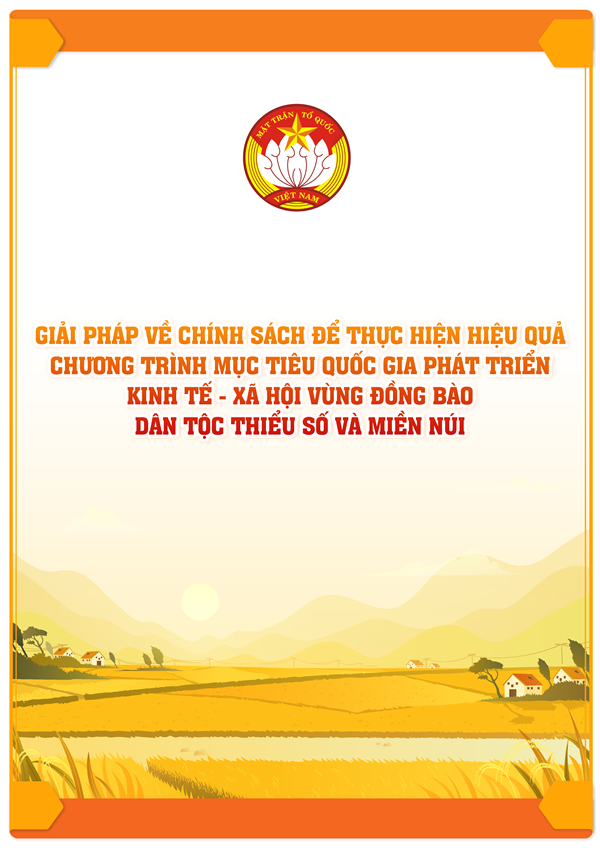 Giải pháp về chính sách để thực hiện hiệu quả chương trình mục tiêu quốc gia phát triển kinh tế - xã hội vùng đồng bào dân tộc thiểu số và miền núi