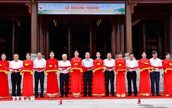 Chủ tịch Quốc hội Trần Thanh Mẫn dự Lễ khánh thành Khu lưu niệm Tổng Bí thư Lê Duẩn tại Quảng Trị 