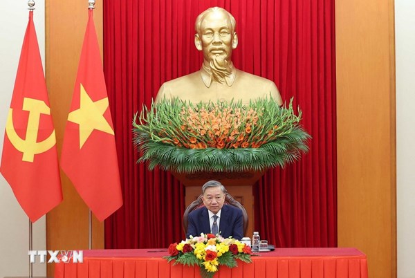 Tổng Bí thư Tô Lâm điện đàm với Chủ tịch Hội đồng châu Âu