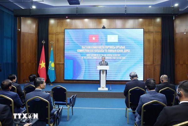 Tổng Bí thư: Cần thúc đẩy 5 “kết nối” trong hợp tác giữa Việt Nam-Kazakhstan