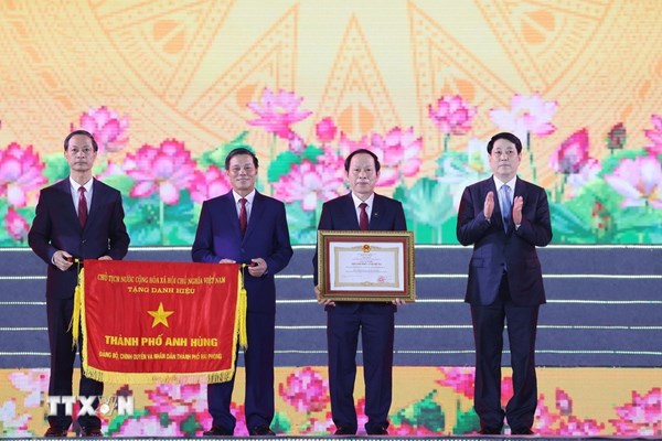 Chủ tịch nước: Xây dựng Hải Phòng trở thành thành phố đổi mới sáng tạo và khởi nghiệp