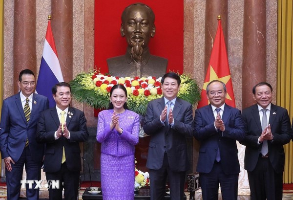 Chủ tịch nước Lương Cường tiếp Thủ tướng Thái Lan