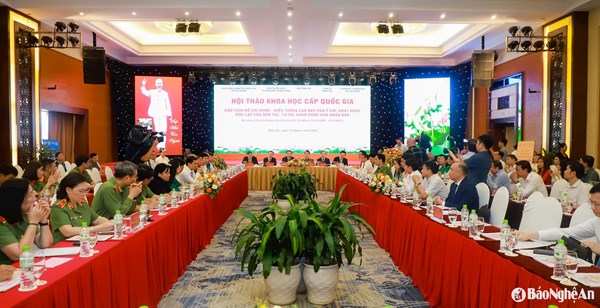Chủ tịch Hồ Chí Minh - Biểu tượng cao đẹp của ý chí, khát vọng độc lập của dân tộc, tự do, hạnh phúc cho nhân dân