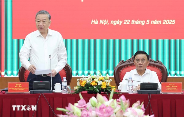 Tổng Bí thư Tô Lâm làm việc với Ủy ban Kiểm tra Trung ương
