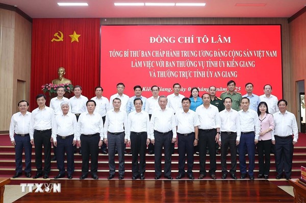 Tổng Bí thư Tô Lâm: Tăng cường nội lực và sức cạnh tranh cho khu vực Tây Nam Bộ 