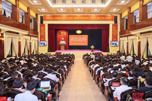 Hội nghị tập huấn công tác tổ chức xây dựng Đảng, quản lý nhà nước, tổ chức và hoạt động của Mặt trận Tổ quốc, các đoàn thể chính trị ở cấp xã (mới)