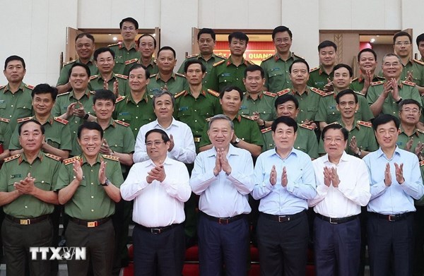 Tổng Bí thư Tô Lâm dự Hội nghị Đảng ủy Công an Trung ương 6 tháng đầu năm 2025