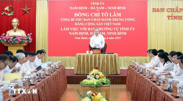 Tổng Bí thư: Hợp nhất 3 tỉnh Nam Định, Hà Nam và Ninh Bình là bước đi tất yếu