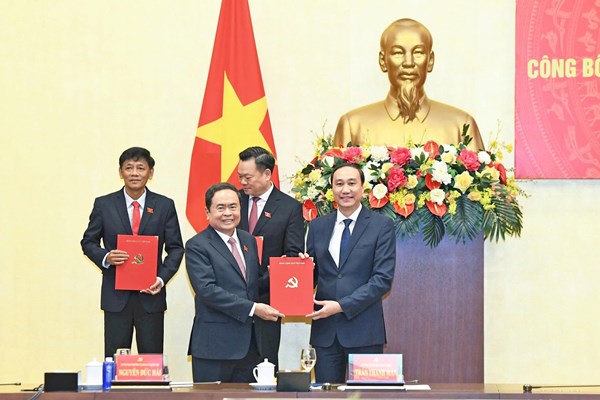 Bí thư Đảng ủy Quốc hội, Chủ tịch Quốc hội Trần Thanh Mẫn chủ trì Hội nghị về công tác cán bộ