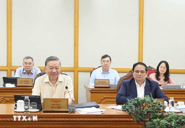 Tổng Bí thư Tô Lâm: Kịp thời tháo gỡ khó khăn, vướng mắc khi vận hành bộ máy mới