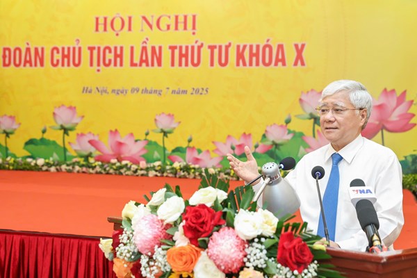 Chủ tịch Đỗ Văn Chiến: Mọi hoạt động của Mặt trận đều phải hướng tới mục tiêu xây dựng “Đất nước hùng cường và nhân dân hạnh phúc”
