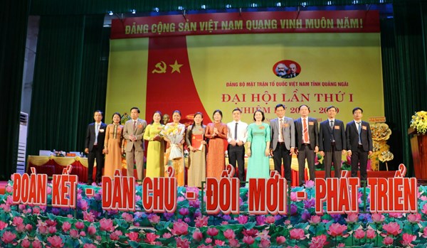 Đại hội Đảng bộ Mặt trận Tổ quốc Việt Nam tỉnh Quảng Ngãi lần thứ I, nhiệm kỳ 2025 – 2030