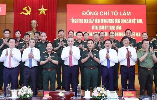 Tổng Bí thư Tô Lâm: Tăng cường các giải pháp xây dựng Quân đội vững mạnh
