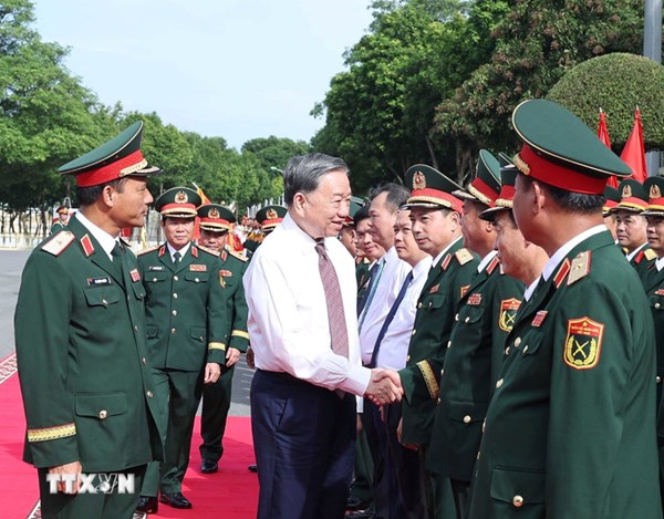 Tổng Bí thư Tô Lâm: Xây dựng Quân đoàn 12 là lực lượng cơ động chiến lược của Quân đội