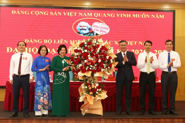 Phó Bí thư Đảng ủy MTTQ, các đoàn thể Trung ương Trần Thắng dự Đại hội Đảng bộ Liên minh Hợp tác xã Việt Nam nhiệm kỳ 2025-2030